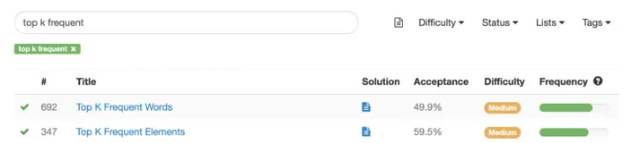 必考算法之 Top K 问题
