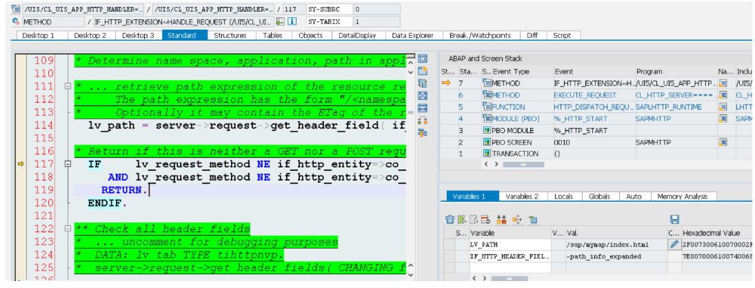 SAP UI5 ABAP repository的handler class
