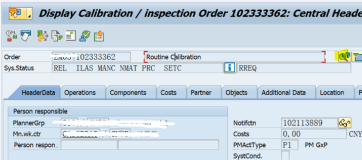 SAP PM 初级系列20 - 维修工单的检验批