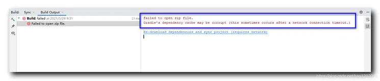 【错误记录】Android Studio 编译报错 ( Gradle 下载错误导致 Failed to open zip file 报错 )