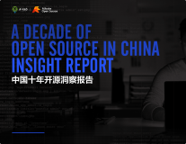 开放下载 | 阿里连续十年蝉联中国厂商开源活跃度NO.1，《中国开源十年洞察报告》发布