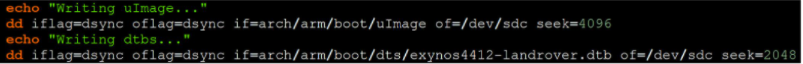 在Exynos4412上使用SD卡烧写Linux