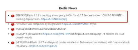 Redis 6.0.8紧急发布！！！