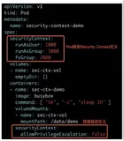 Pod必备知识： SecurityContexts