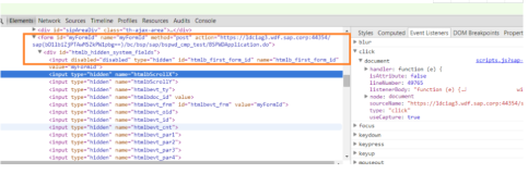 BSP hidden form in generated html source code
