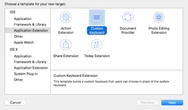 iOS8新特性扩展(Extension)应用之四——自定义键盘控件