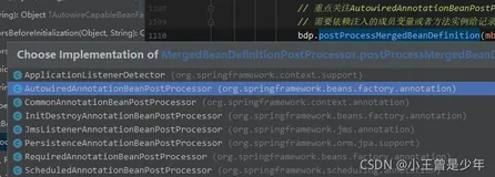 SpringloC容器的依赖注入源码解析（6）—— doCreateBean之处理@Autowired以及@Value标签