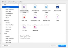 ios之Xcode工程中添加文件常用快捷键