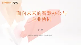 云栖大会企业管理协作与数智化专场 | 阿里云白桦：面向未来的智慧办公与企业协同