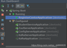 IDEA 2022 SpringBoot启动 (Services) Run Dashboard 不显示 端口号
