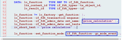 how to create BRF function via code