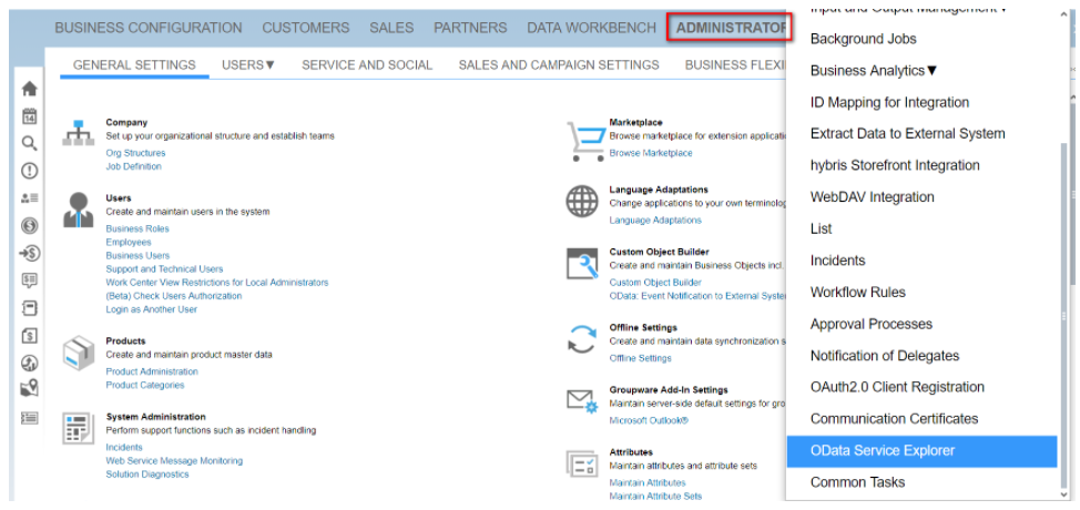 SAP Cloud for Customer和SAP Fiori系统里的OData测试工具