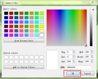 PyQt5 技术篇-调用颜色对话框(QColorDialog)获取颜色，调色板的调用。