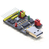 可编程 USB 转串口适配器开发板与振弦采集模块测量模块