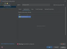 idea中配置tomcat时找不到war/war exploded