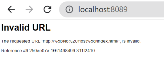使用 http-proxy 代理 HTTP 请求时遇到的 the requested url is invalid 错误消息