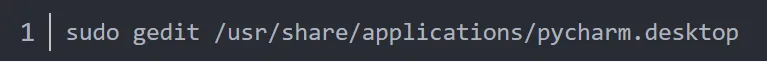 Ubuntu安装pycharm后没有快捷方式的解决办法