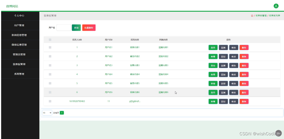 基于ssm+vue.js+uniapp小程序的微博网站附带文章和源代码部署视频讲解等