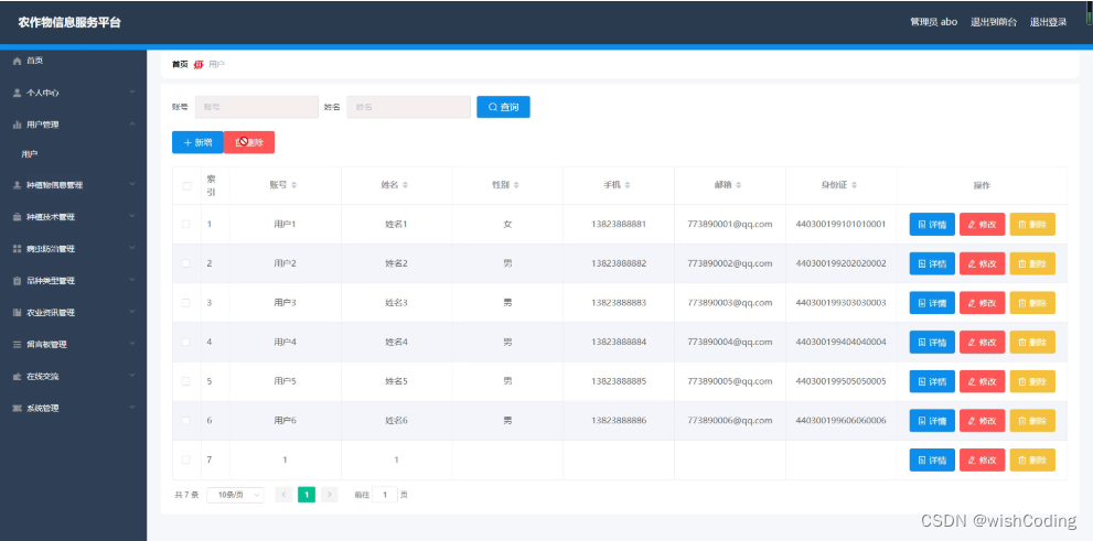 基于ssm+vue.js+uniapp小程序的农作物信息服务平台附带文章和源代码部署视频讲解等