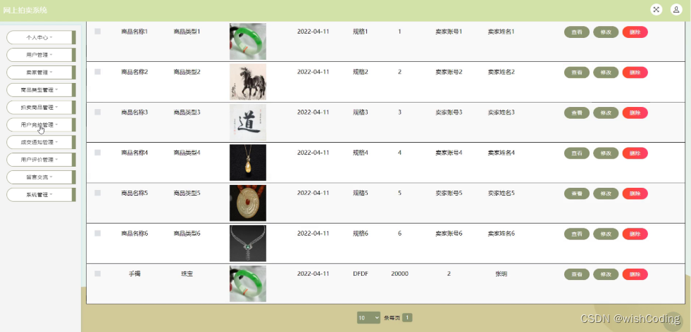 基于ssm+vue.js+uniapp小程序的网上拍卖系统附带文章和源代码部署视频讲解等