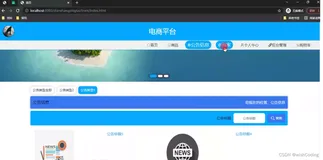 基于springboot+vue.js的电商平台附带文章和源代码设计说明文档ppt