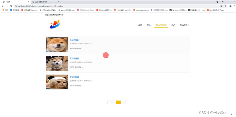 基于ssm+vue.js+uniapp小程序的流浪宠物领养系统附带文章和源代码部署视频讲解等