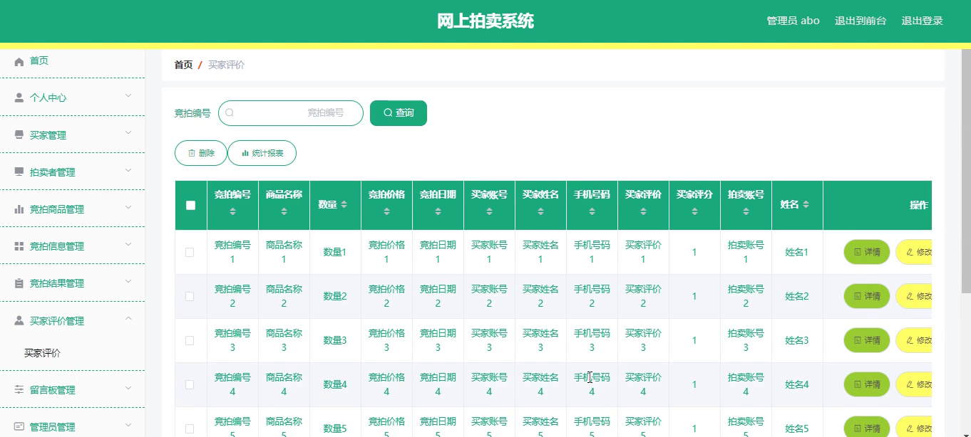 基于ssm+vue.js的网上拍卖系统附带文章和源代码设计说明文档ppt