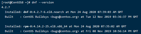 【CentOS】C8 dnf软件包管理器