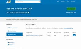 离线安装Superset 0.37（截图详细版）