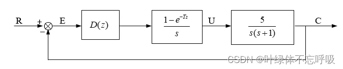 最小拍无纹波系统仿真实验（计控实验五simulink）