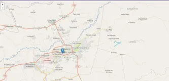 使用 Folium 实现的 Django 地图应用程序