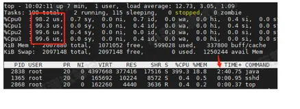 性能分析（1）- Java 进程导致 CPU 使用率升高，问题怎么定位？ 