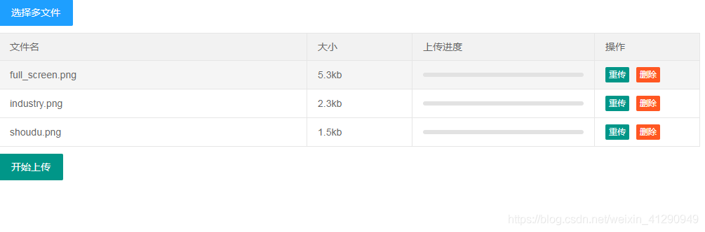 bootrap fileinput文件上传实例