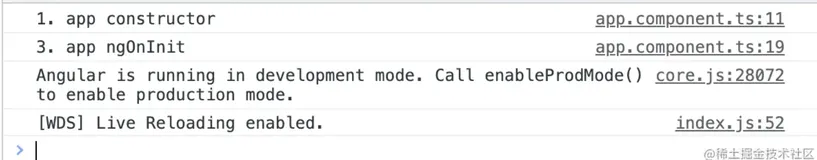 Angular 的生命周期