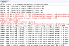 TF之DNN：利用DNN【784→500→10】对MNIST手写数字图片识别数据集(TF自带函数下载)预测(98%)+案例理解DNN过程