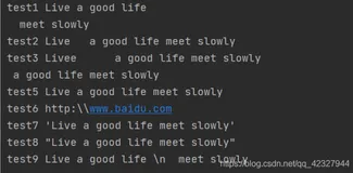 python中常用转义字符