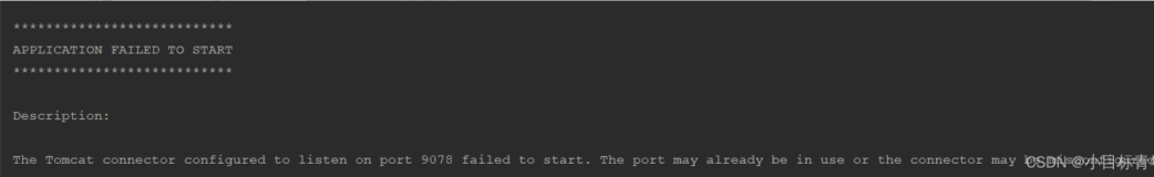 Springboot 项目跑起来端口被占用 The port may already be in use.
