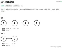 234.回文链表（LeetCode）