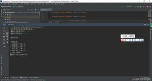 IDEA+Java控制台实现学生信息管理系统