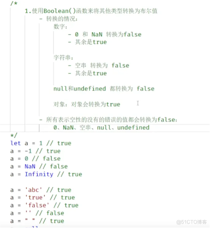 js基础笔记学习20-转化为boolean值-阿里云开发者社区