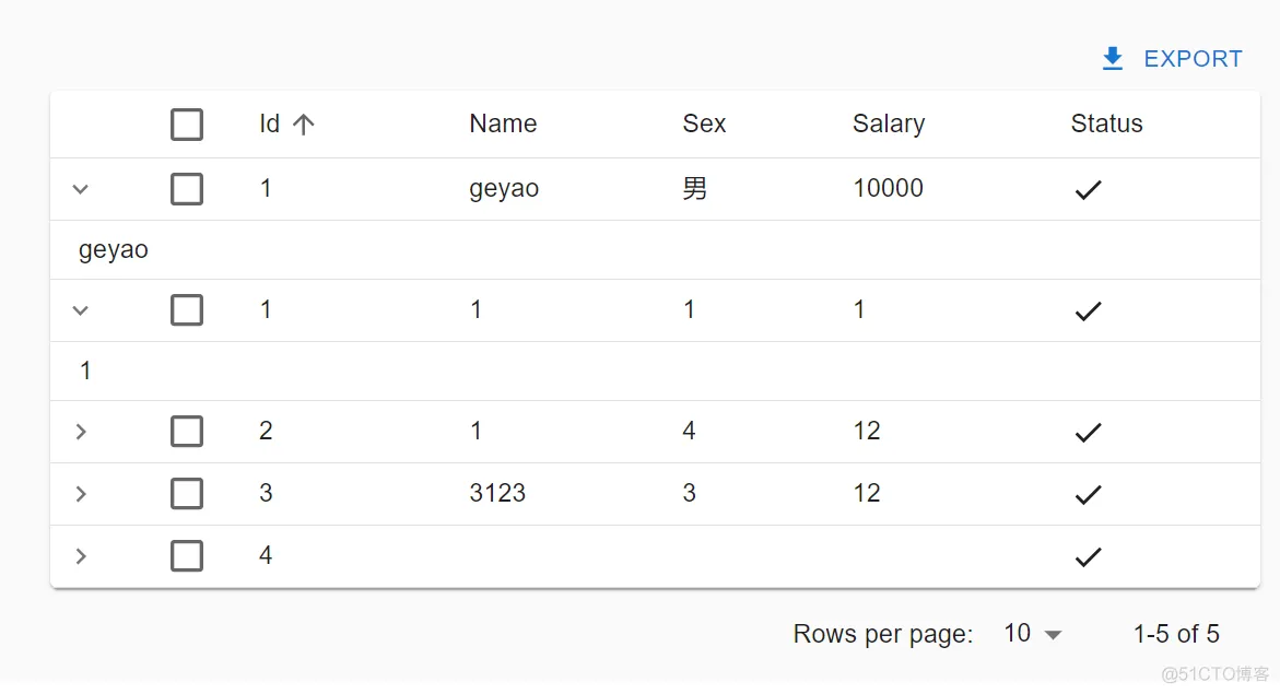 前端项目实战陆拾捌react-admin+material ui-踩坑-List需要Datagrid中expand expandSingle ...