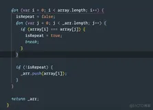 前端学习案例2-数组去重方法2 