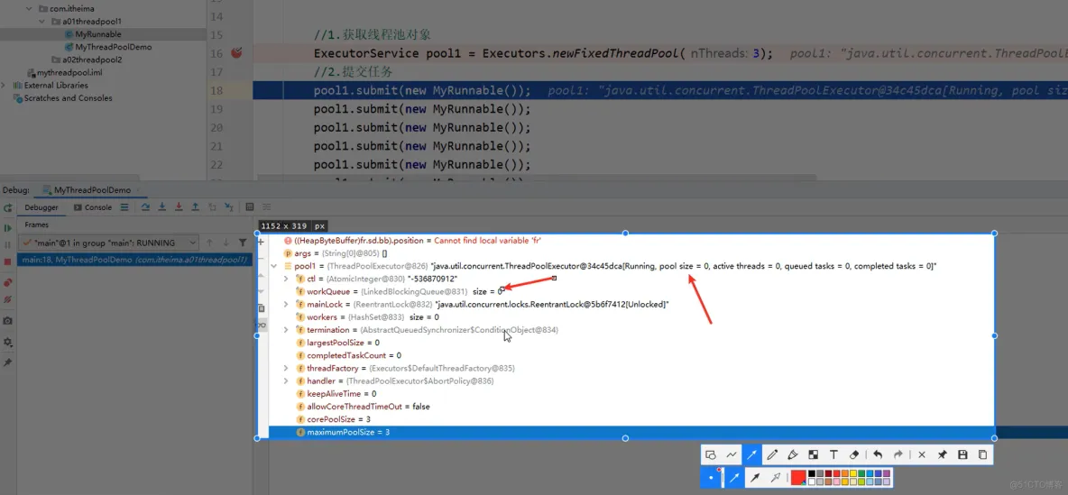 java202303java学习笔记第三十九天线程池3 