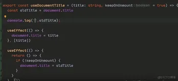 jira学习案例46-用useRef实现usedocunmentTitle 