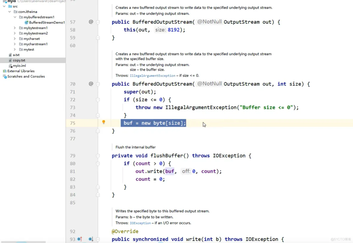 java202303java学习笔记第三十七天字节缓冲流拷贝文件1一次读写一个字节2-阿里云开发者社区