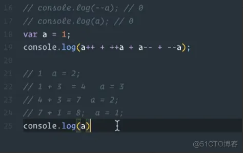前端学习案例1-a++和++a区别
