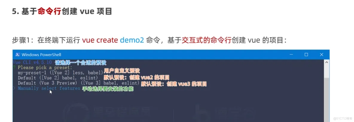 前端学习笔记202304学习笔记第十九天-vue3.0-命令行创建项目