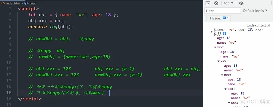 前端学习笔记202306学习笔记第四十二天-深拷贝解决循环引用问题2 
