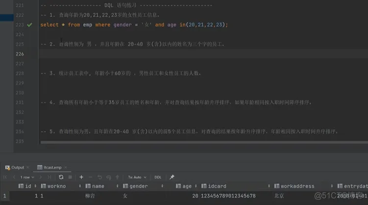 java202303java学习笔记第四十一天DQL-案例练习
