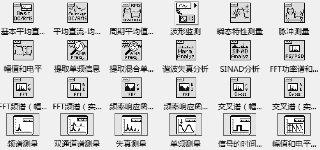 labview信号时域分析算法